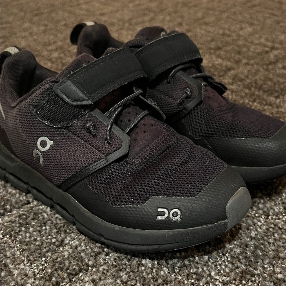 On Kids Black Sneakers